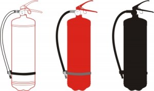 illustration of fire extinguisher